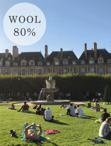 [WOOL 80%] 퍼센티지-knit